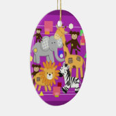 De dierentuin. keramisch ornament (Rechts)