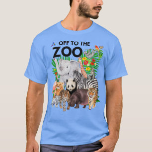 De dierentuin Safari is een dag in de dierentuin. T-shirt