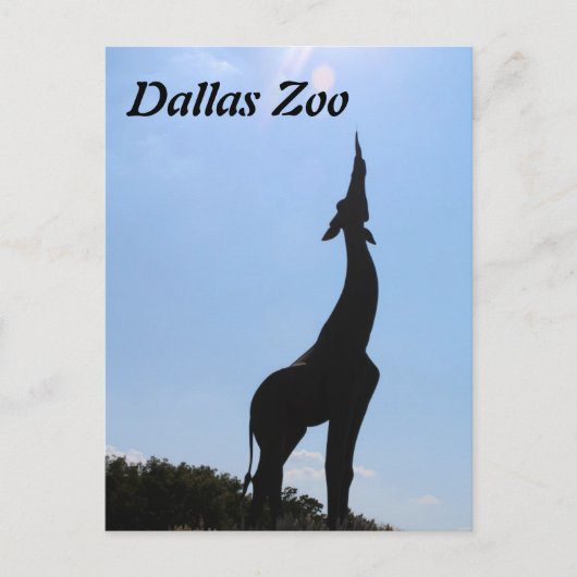 De Dierentuin van Dallas Briefkaart (Voorkant)