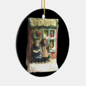 DE DIERENWINKEL KERSTMIS " KERAMISCH ORNAMENT (Rechts)