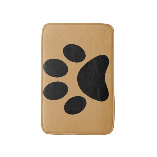 De dierlijke Badmat van de Druk van de Poot (Voorkant Verticaal)