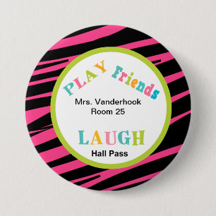 De dierlijke Button van de Pas van de Zaal van de