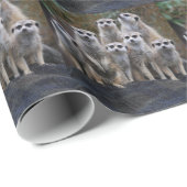 De Dierlijke Safari Afrika Leuke Suricate van Cadeaupapier (Rol Hoek)