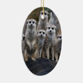 De Dierlijke Safari Afrika Leuke Suricate van Keramisch Ornament (Rechts)