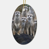 De Dierlijke Safari Afrika Leuke Suricate van Keramisch Ornament (Links)