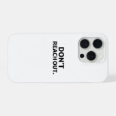 De Digitale Firewall | Niet Uitsteken iPhone Hoesje (Achterkant horizontaal)