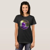 De digitale kunst van Amethyst Orb Fantasy T-shirt (Voorkant volledig)