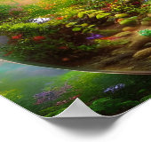 De digitale kunst van het Magical Terrarium Poster (Hoek)