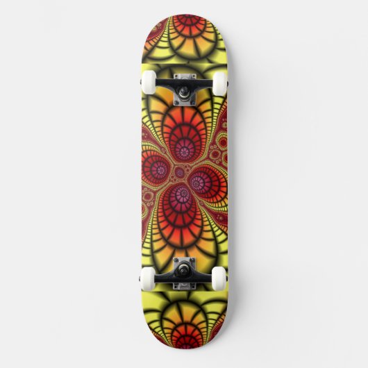 De digitale Roest Grunge van de Kunst van het Ontw Skateboard (Voorkant)