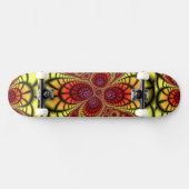De digitale Roest Grunge van de Kunst van het Ontw Skateboard (Horizontaal)