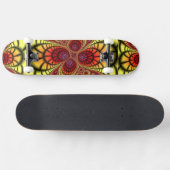 De digitale Roest Grunge van de Kunst van het Ontw Skateboard (Horizontaal)