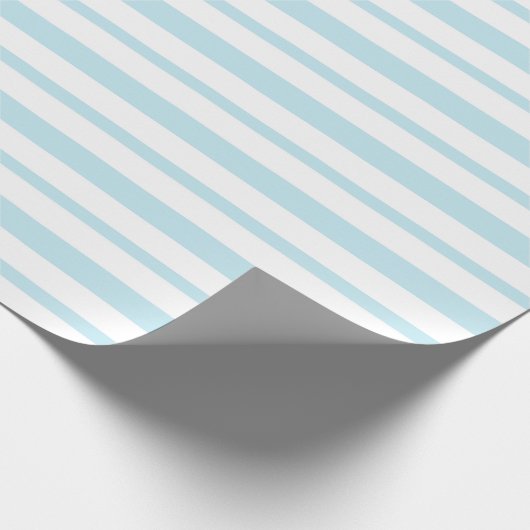 De dikke en Dunne Blauwe en Witte Strepen van de Cadeaupapier (Hoek)