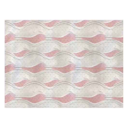 De dikke metallische 3D Red Grey Texture Tableclot Tafelkleed (Voorkant (Horizontaal))