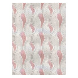 De dikke metallische 3D Red Grey Texture Tableclot Tafelkleed