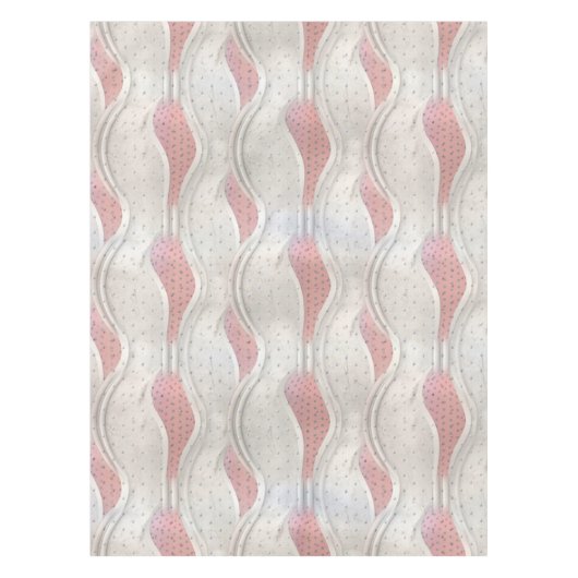 De dikke metallische 3D Red Grey Texture Tableclot Tafelkleed (Voorkant)