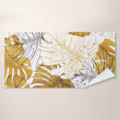 De dikten van een monstera-plant. Afbeelding van g Badhanddoek (Badhanddoek)