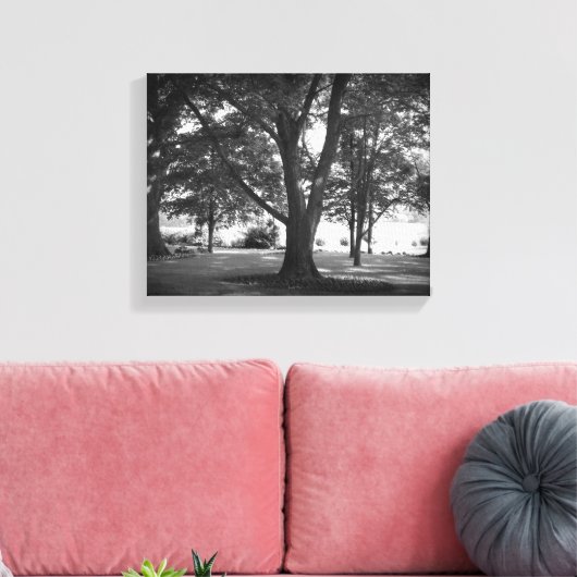 De Dillard Boom Canvas Afdruk (Insitu (Woonkamer))