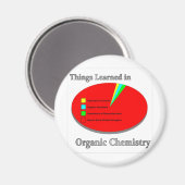 De dingen die ik leerde in organische chemie magneet (Voorkant / Achterkant)