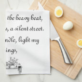 De dingen die ik leuk vind theedoek (Quarter Fold)