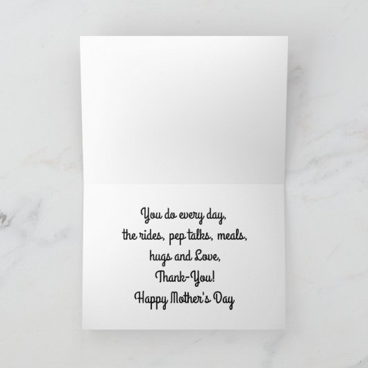 De dingen die je doet kaart (Binnen)