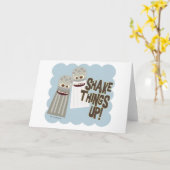 De Dingen van de schok omhoog! Kaart (Gele Bloem)