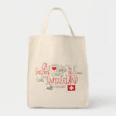 De dingen waar ik van hou over Zwitserland Tote Bag (Voorkant)
