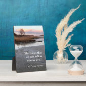 De dingen waar we van houden... St. Thomas Aquinas Fotoplaat (Zijkant)