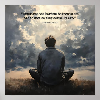 De dingen zien zoals ze zijn (Door 1060) Poster