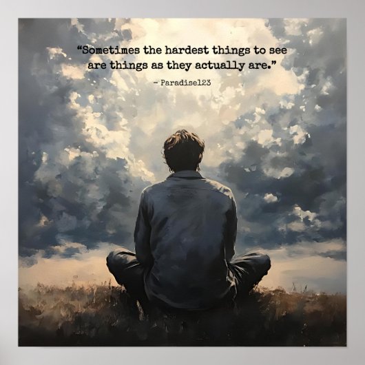 De dingen zien zoals ze zijn (Door 1060) Poster (Voorkant)