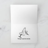 De dingen zouden slechter kunnen zijn kaart (Binnen)