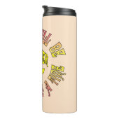 De dingen zullen een glimlach per keer feller zijn thermosbeker (Geroteerd rechts)