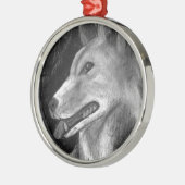 De dingo metalen ornament (Links)