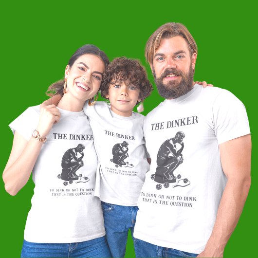 De dinker denker gepersonaliseerde grappige pickle t-shirt