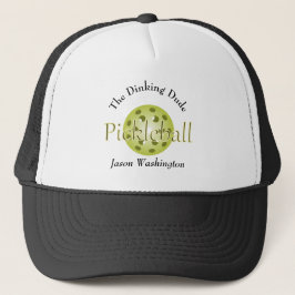 De Dinking Dude Guy Pickleball Ball Baseball Trucker Pet