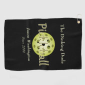 De Dinking Dude Guy Pickleball Ball Handdoek (Horizontaal)