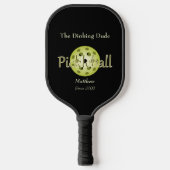 De Dinking Dude Paar Pickleball Ball Paddle (Voorkant)