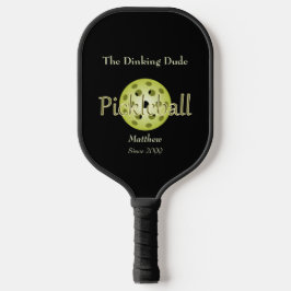 De Dinking Dude Paar Pickleball Ball Paddle