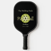 De Dinking Dude Paar Pickleball Ball Pickleball Paddle (Achterkant)