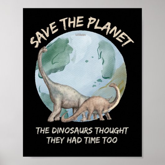 DE DINOSAURS DACHTEN DAT ZE.. POSTER (Voorkant)