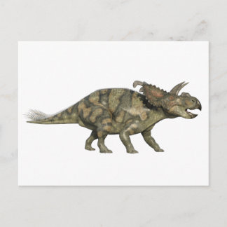 De Dinosaurus van Albertaceratops in ZijProfiel Briefkaart