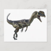 De Dinosaurus van Dilophosaurus Briefkaart (Voorkant)