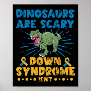 De dinosaurussen zijn eng naar beneden Syndroom is Poster