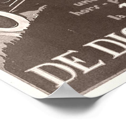 De Dion Bouton Vintage Ad Poster (Hoek)