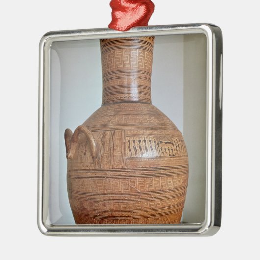 De dipylon Amphora Metalen Ornament (Links)