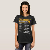 De Directeur van de Oplossingen van de Manager van T-shirt (Voorkant volledig)