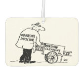 De Directeur van het Bedrijf van de Schoonmaak van Luchtverfrisser (Achterkant)