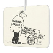 De Directeur van het Bedrijf van de Schoonmaak van Luchtverfrisser (Links)