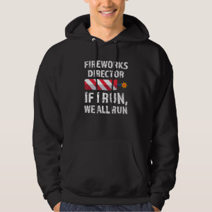 De Directeur van het vuurwerk als ik 4 van Juli lo Hoodie