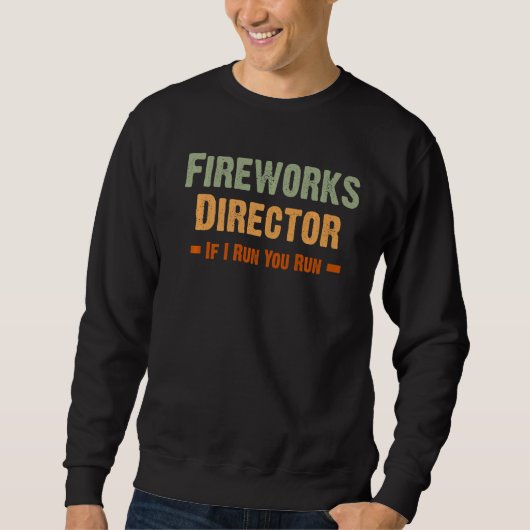 De Directeur van het vuurwerk als ik u loop 4 van  Trui (Voorkant)
