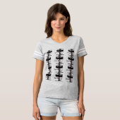De Disc Golf Chick dames shirt (Voorkant volledig)